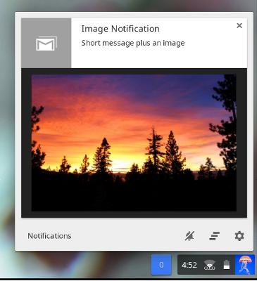 Image notification